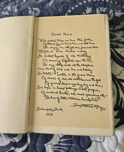 Eugene field poems of - field, “